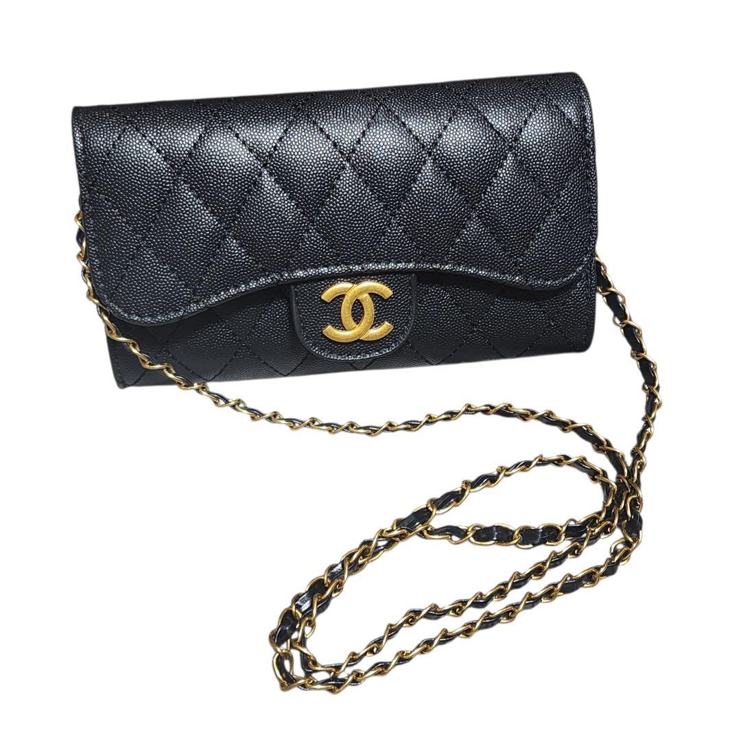 ま*☆様 CHANEL　ウォレットチェーン　キルティング　長財布　ノベルティ