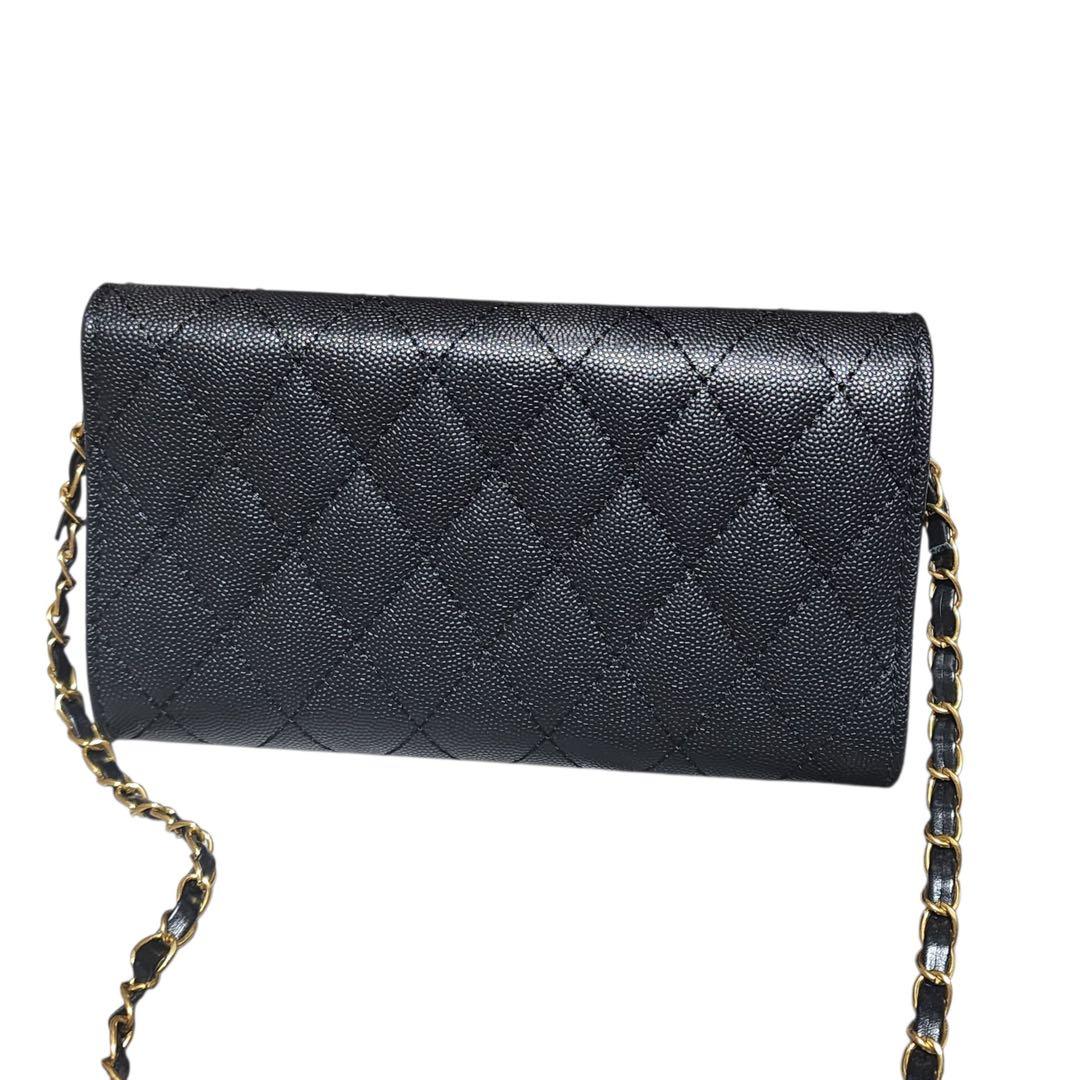 ま*☆様 CHANEL　ウォレットチェーン　キルティング　長財布　ノベルティ