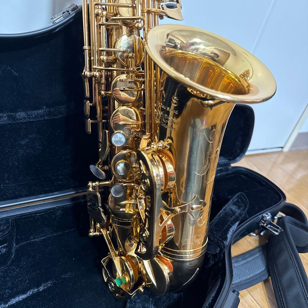 アルトサックス本体+青ケース　EYS音楽教室楽器