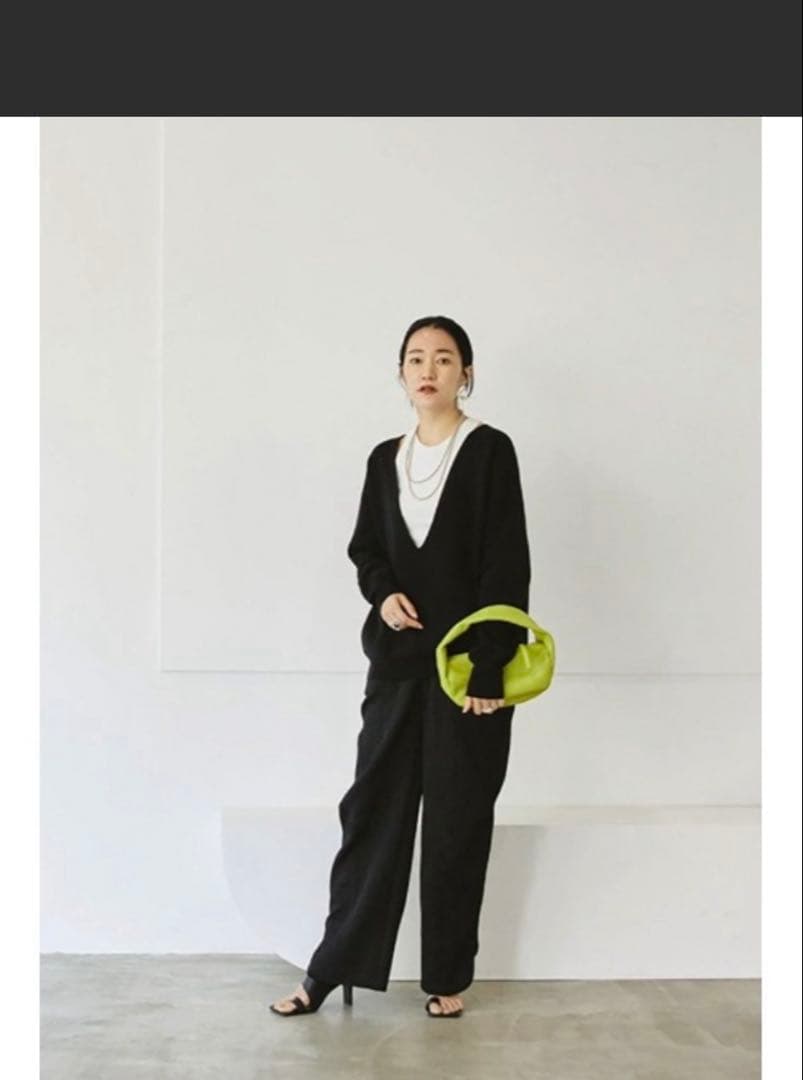 TODAYFUL Leather Wrap Bag ライムグリーン