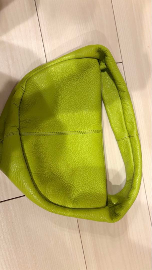 TODAYFUL Leather Wrap Bag ライムグリーン