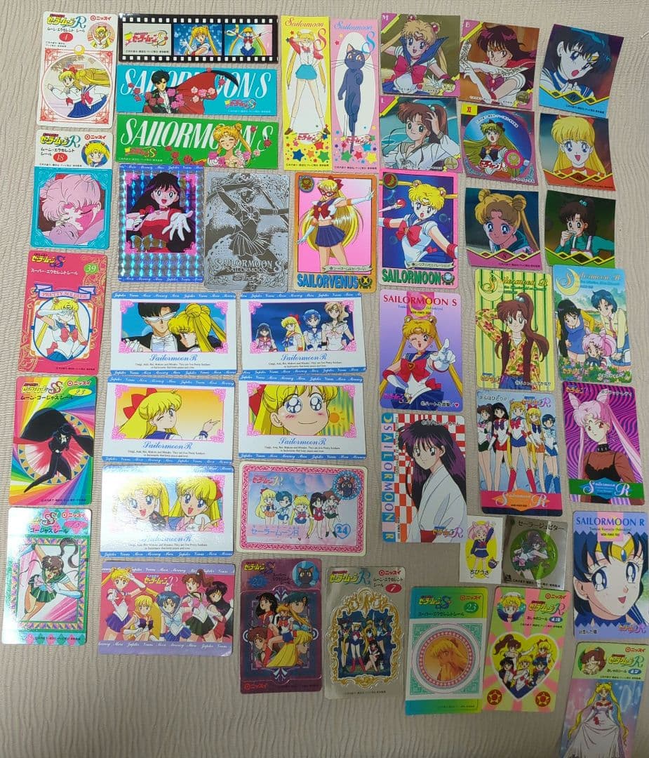 セーラームーン トレーディングカード・シールセット全43枚