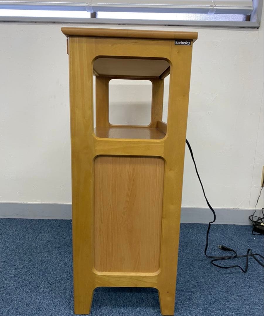 カリモク　レンジ台　電話台　値下げ