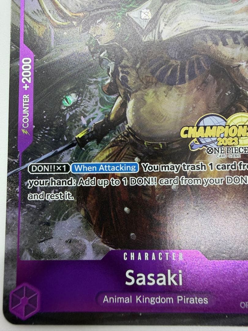 チャンピオンシップCS2023 ササキ イベントパック 海外プロモ①