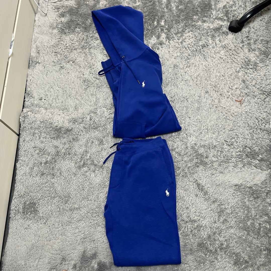 ポロ・ラルフ・ローレン スウェットセット 青