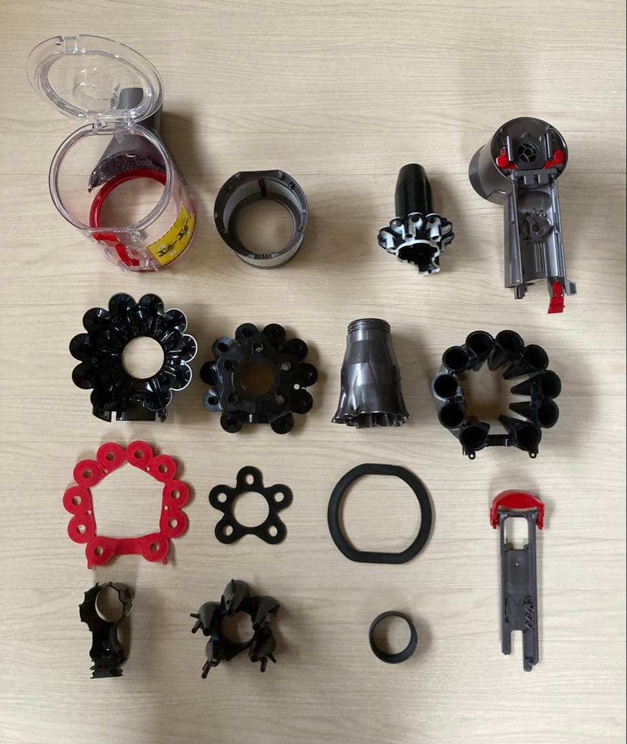 ダイソン掃除機　sv10k v8 slim 分解洗浄　メンテナンス品