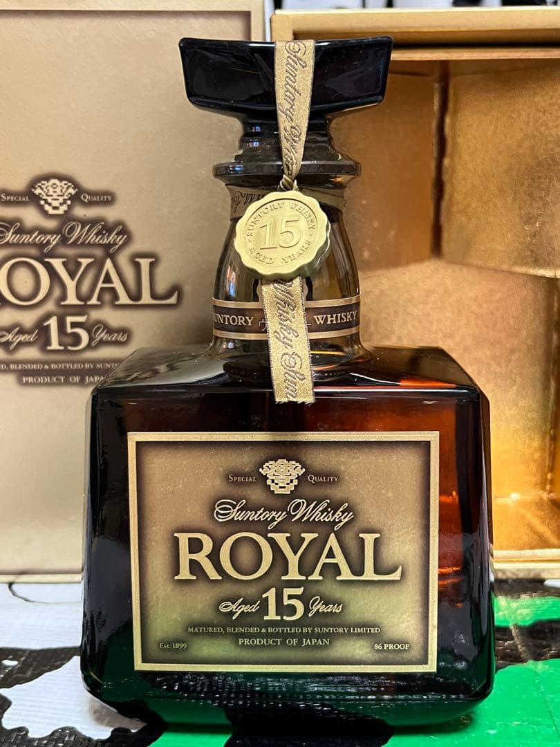 サントリーウイスキー  15年 ゴルドラベル