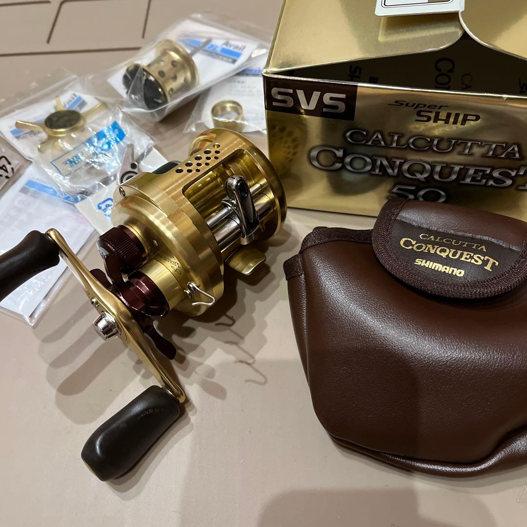 シマノ 01 カルカッタコンクエスト 50 アベイル Avail