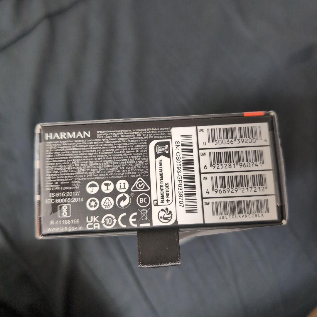 【新品、未使用】JBL Tour Pro 2 ワイヤレスイヤホン