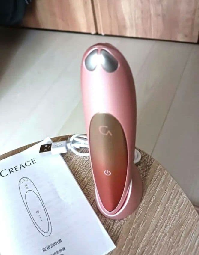CREACE 美顔器 ピンク USB充電 取扱説明書付き　CR-01