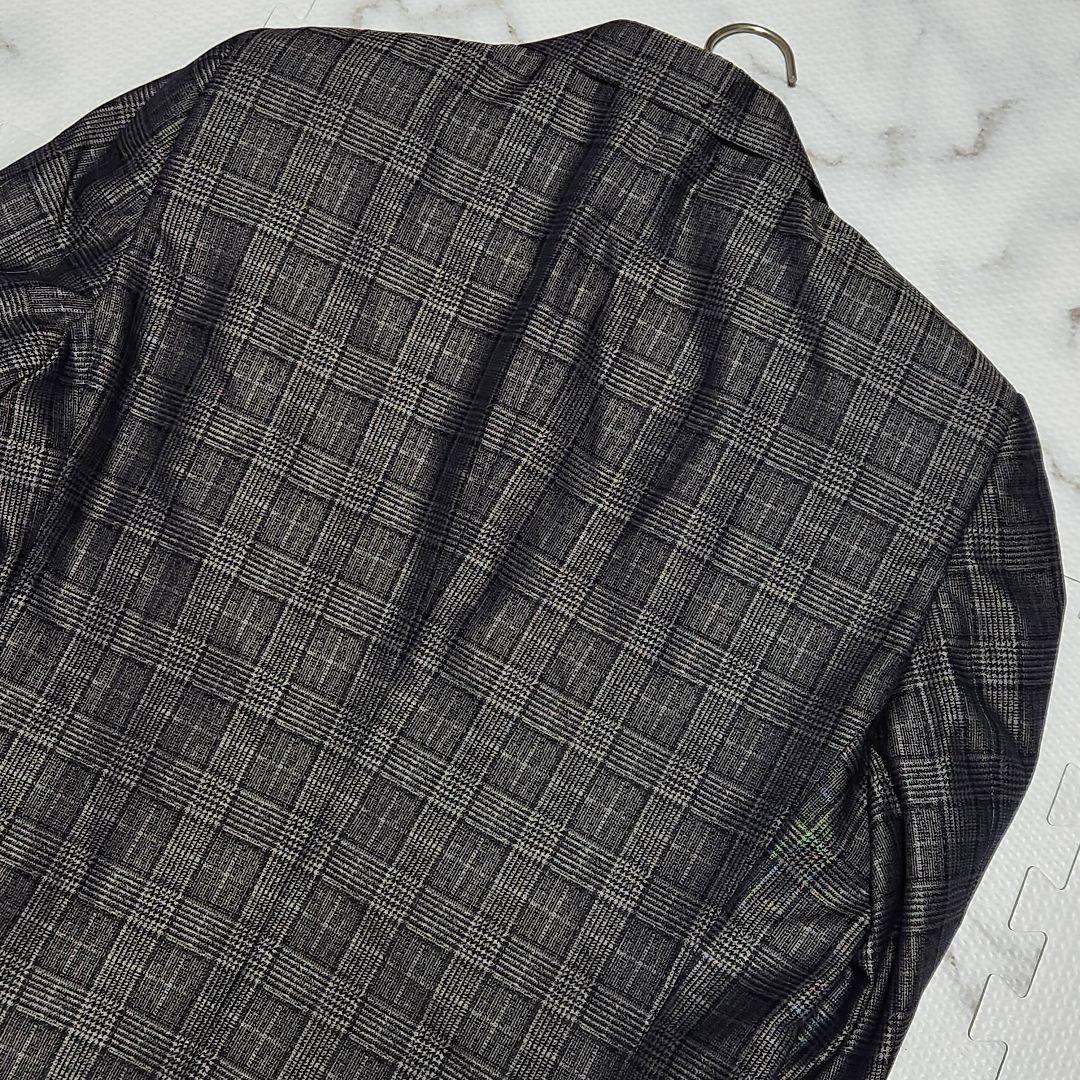 極美品✨XXL相当 ジョルジオアルマーニ テーラードジャケット グレンチェック