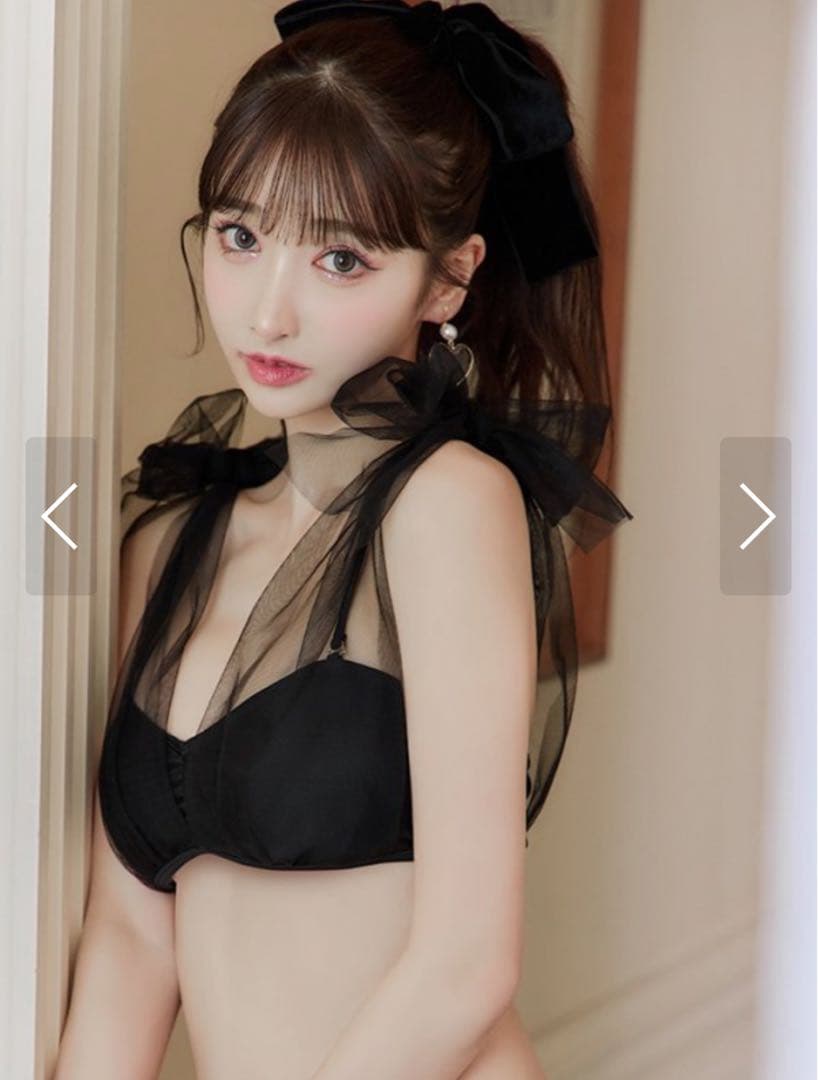 Sugarnine チュールリボン ビキニ 水着 2点セット