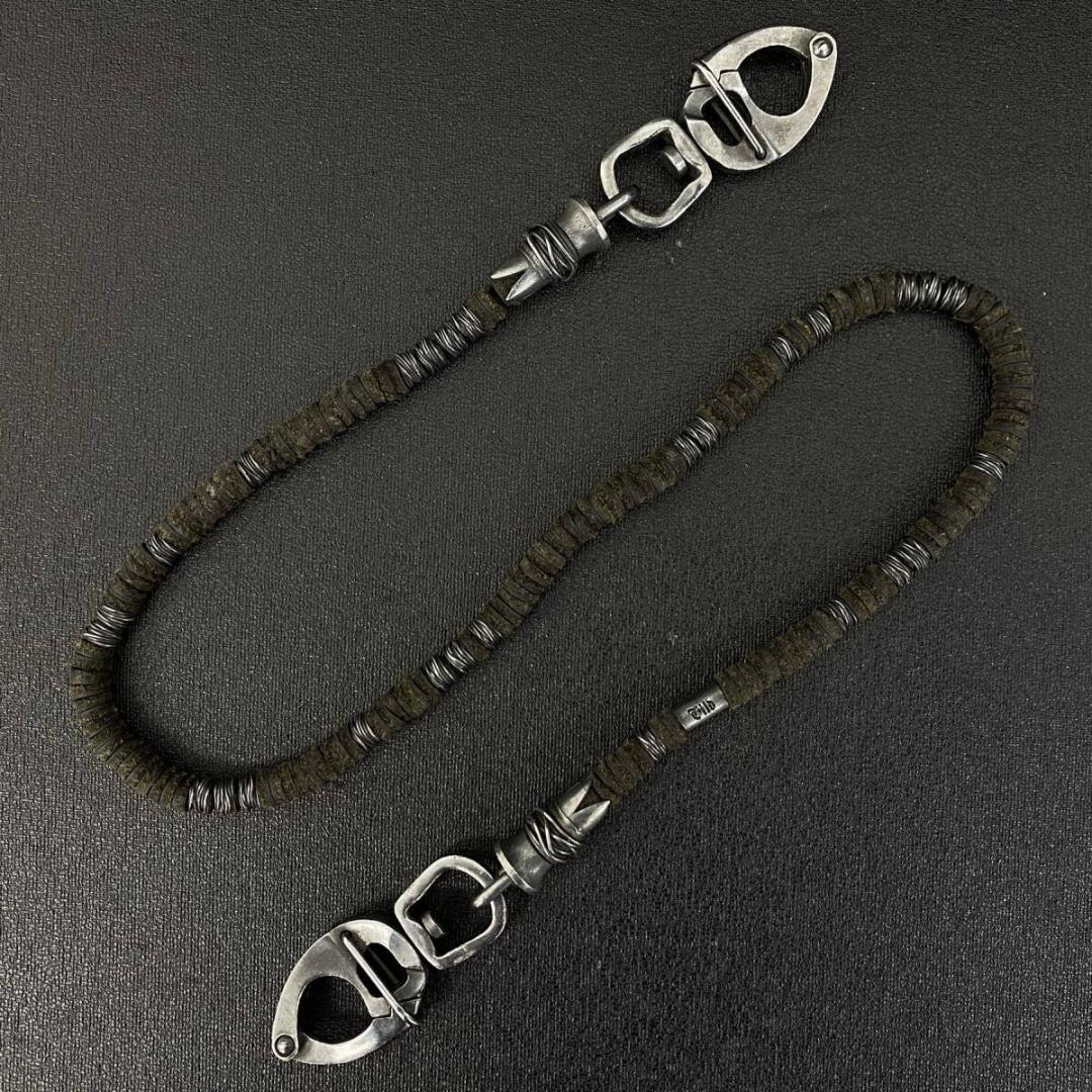 BACKLASH × Gild 16SS ブラス レザー ウォレットチェーン