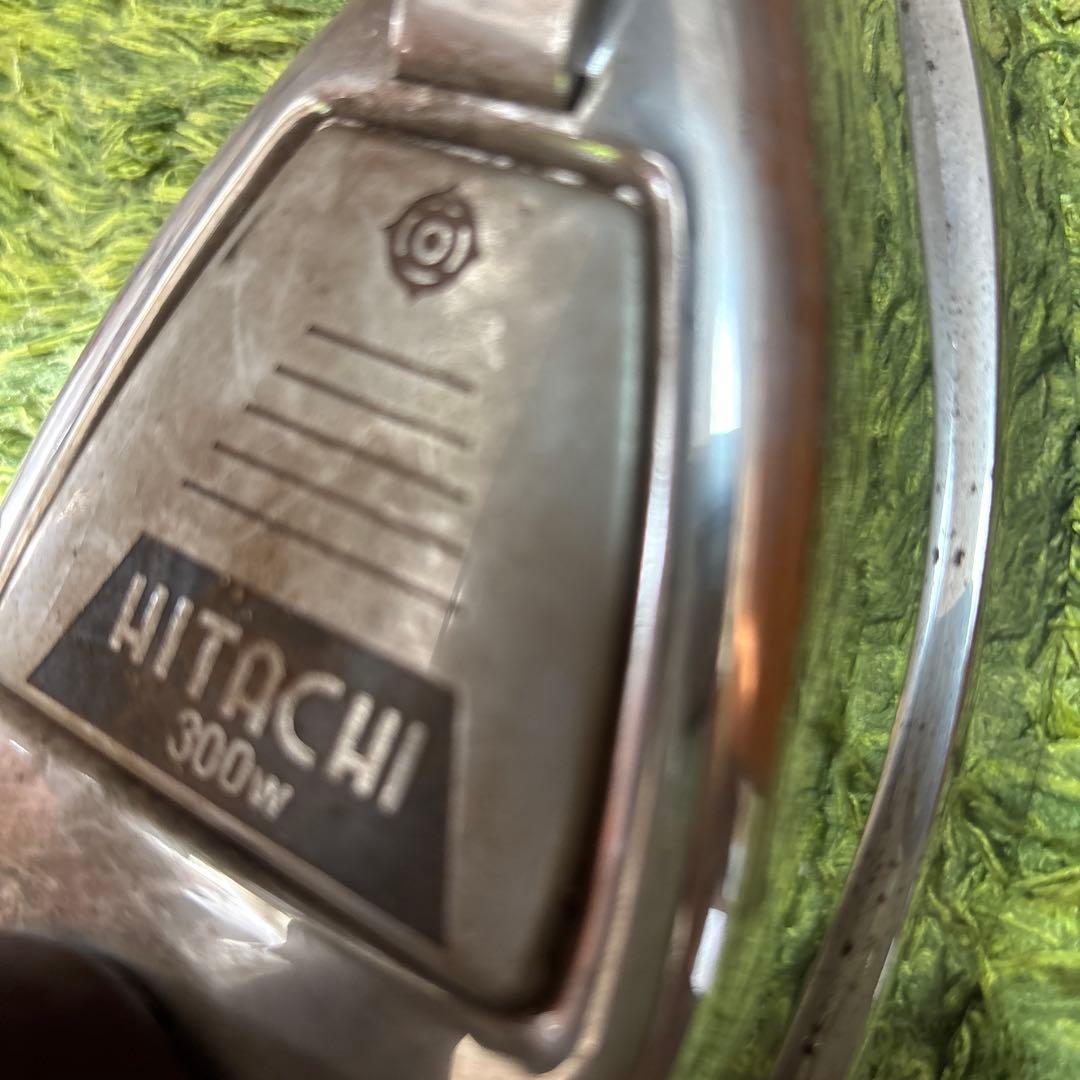 レトロ　HITACHI 300W アイロン 木箱付き