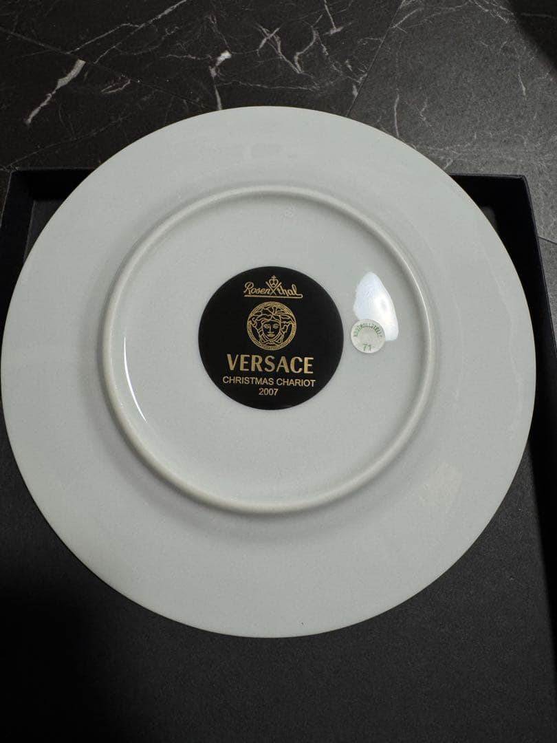 【早い者勝ち!】ヴェルサーチ ローゼンタールコラボクリスマスチャロット プレート