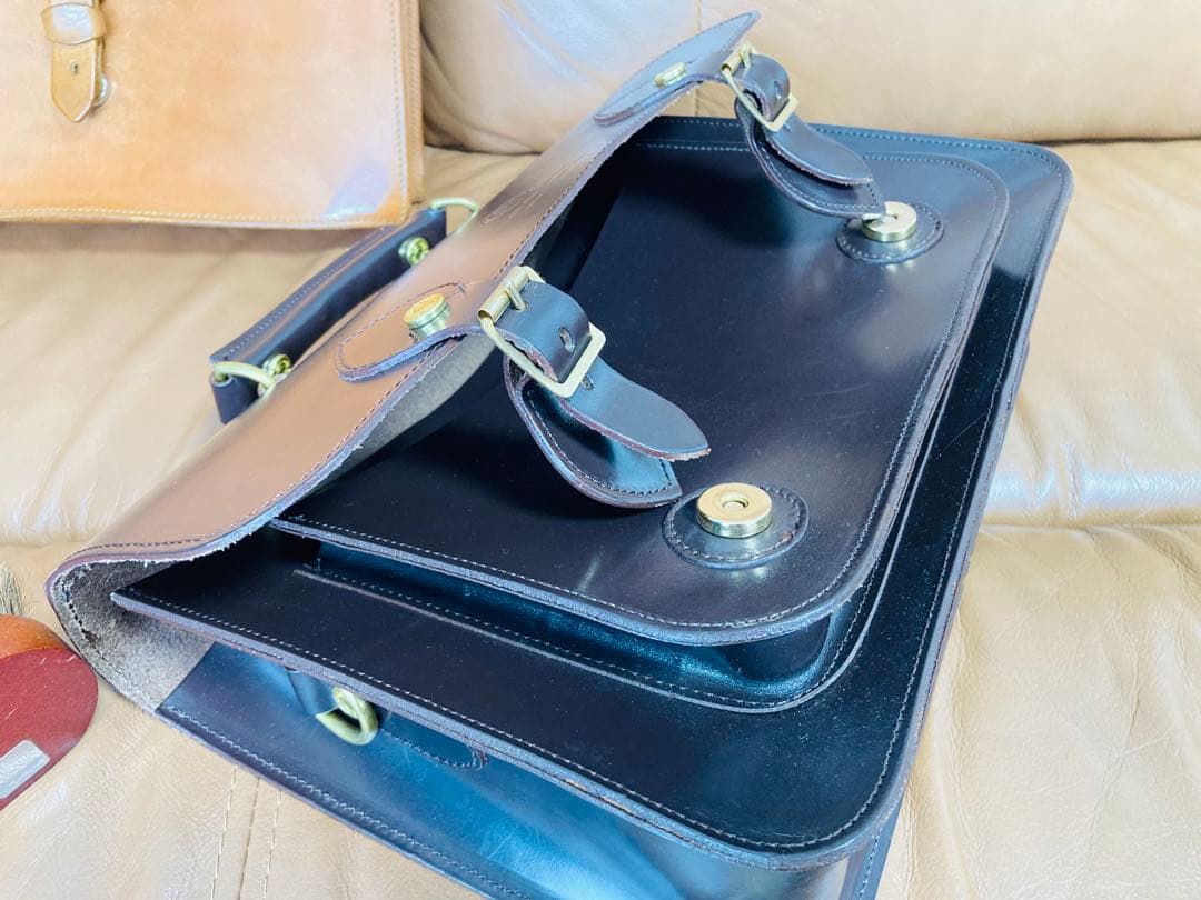 【美品】グレンロイヤル　サッチェルバッグ　13インチ　おまけ付き