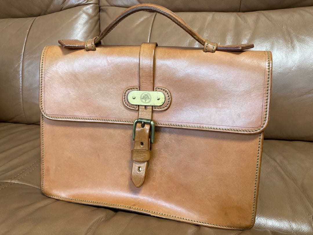 【美品】グレンロイヤル　サッチェルバッグ　13インチ　おまけ付き