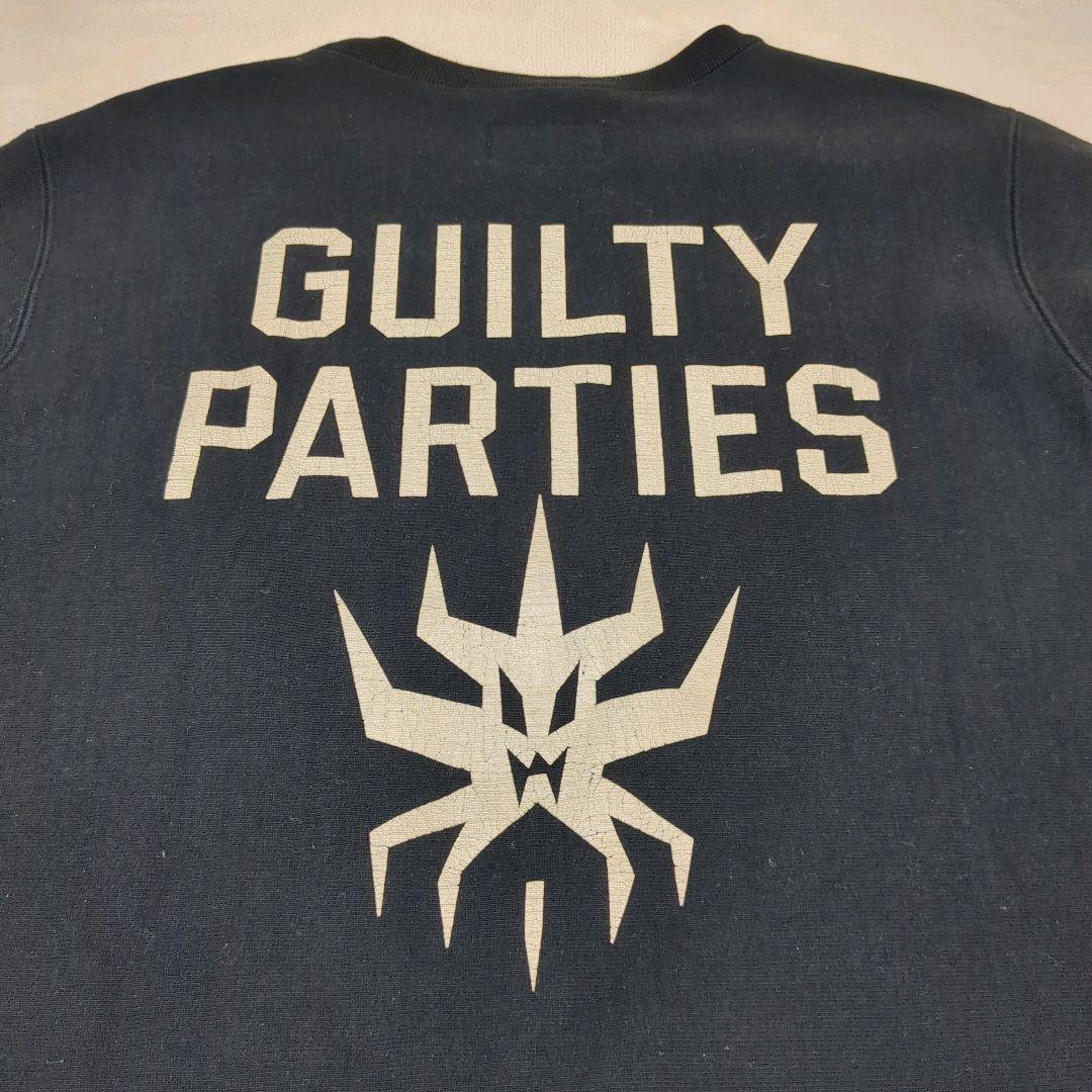 ワコマリア ワンポイント スウェット バックプリント ブラック Sサイズ