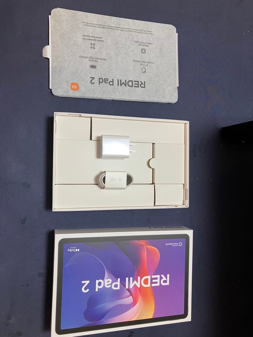 Xiaomi REDMI Pad 2 タッチペン　ガラスシート装着　ケース付き