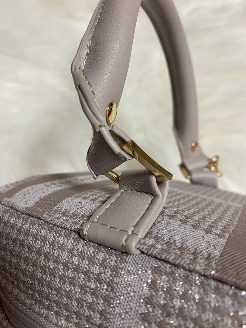 バッグ herlipto HLT Jacquard Vanity Bag pink