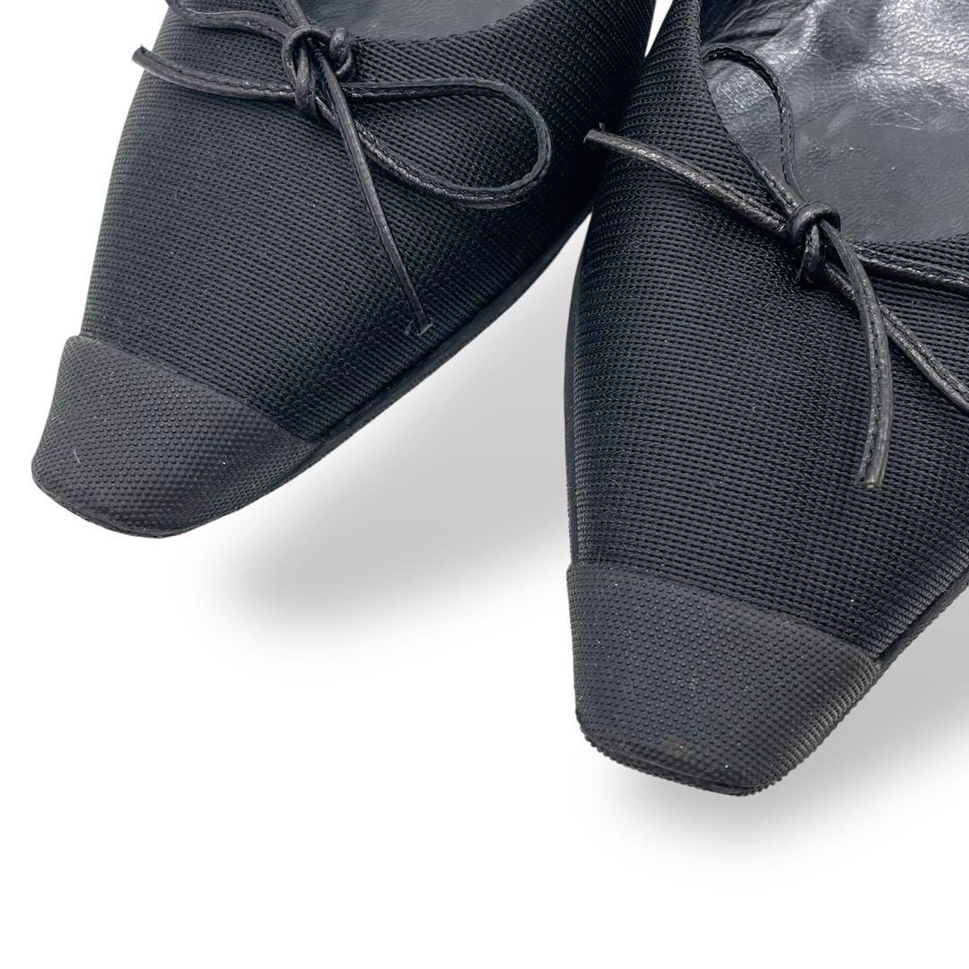 靴 Miu Miu 00s archive Mules black ribbon