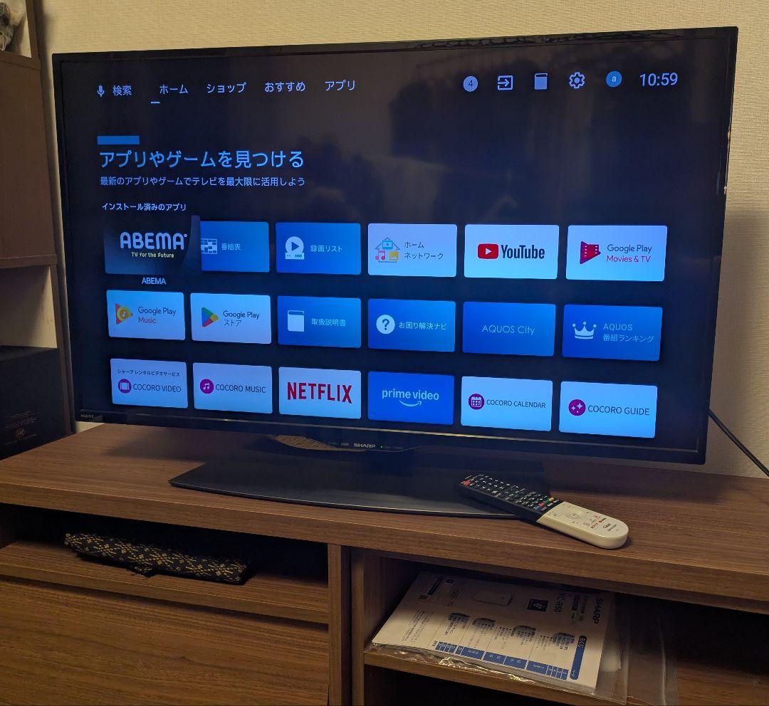 SHARP 40インチ 液晶テレビ 4T-C40BJ1