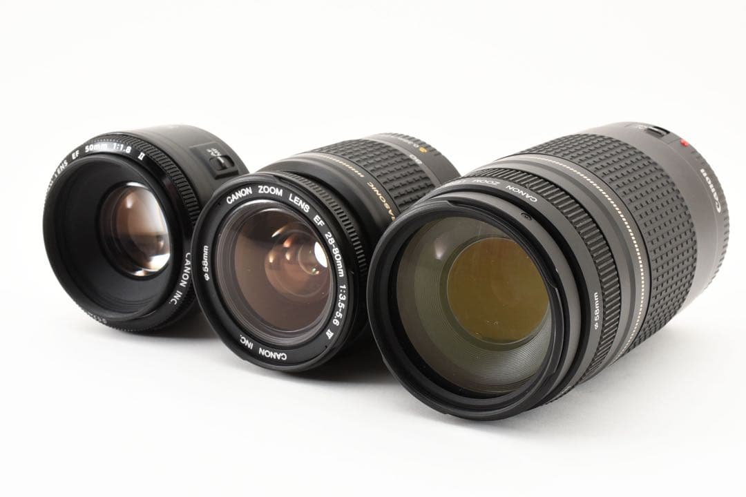 Canon EOS 5D Mark IV標準&望遠&単焦点トリプルレンズセット