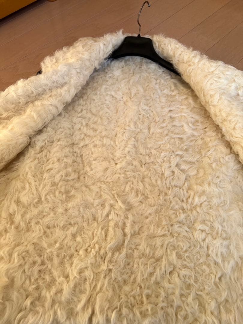 美品　hlam ラム 羊毛皮　リバーシブル　ベスト