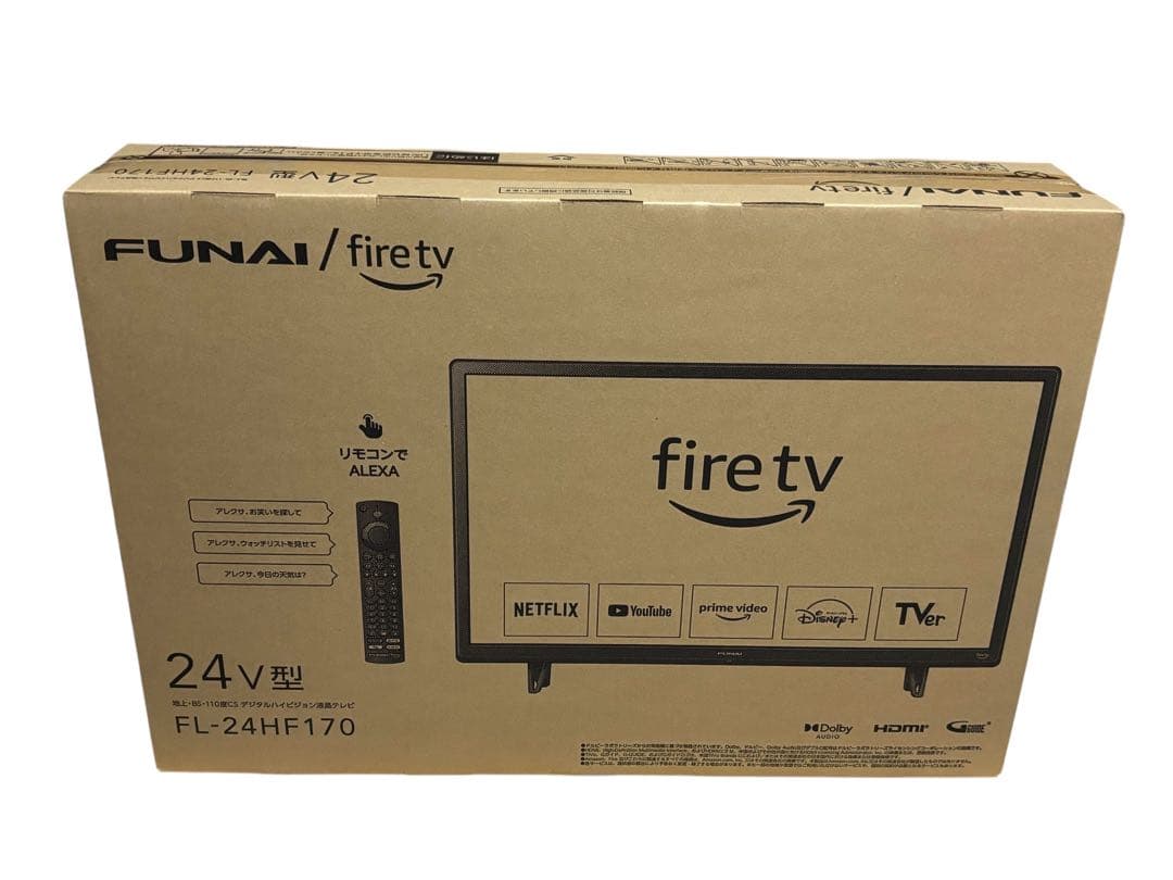 【特価】　FUNAI Fire TV 24V型 FL-24HF170
