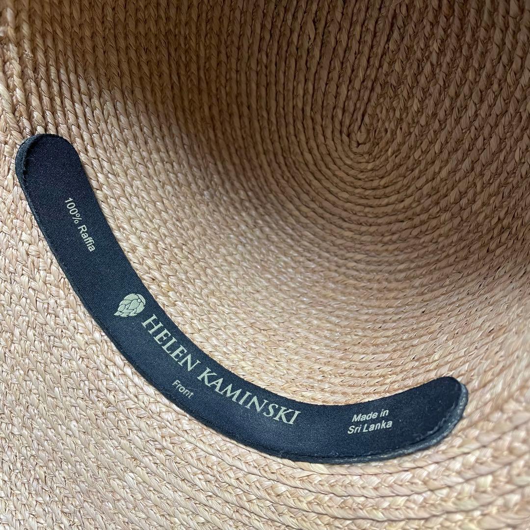 美品✨ヘレンカミンスキー　吉川ひなの着用 ニューポート　ラフィアハット　リボン