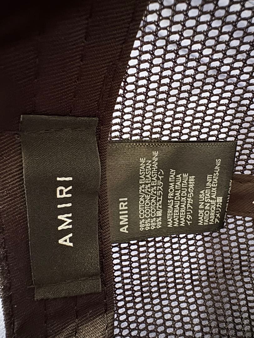 ぽ*ぽ様 AMIRI トラッカーキャップ 希少 格安