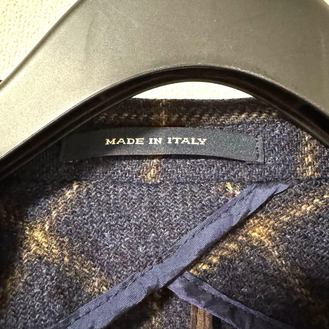 TAGLIATORE タリアトーレ ネイビー チェック柄 テーラードジャケット