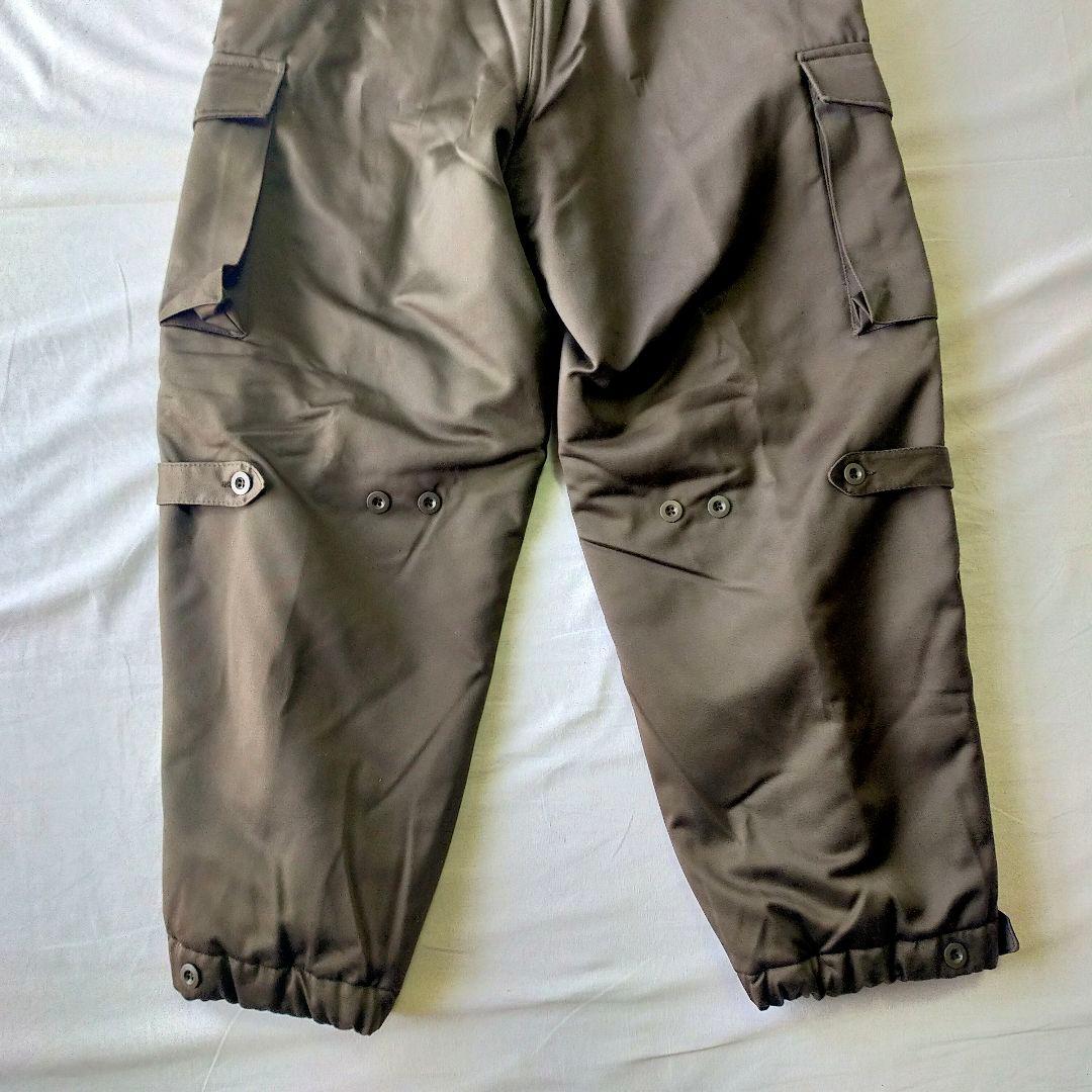 古着　オーストリア軍　オーバーオール　サスペンダー　中綿入り　ユーロ　80s