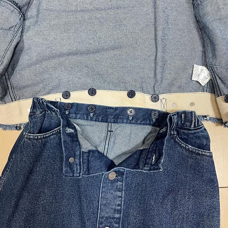 Ameri　4WAY DENIM DRESS COAT　Mサイズ　【未着用美品】