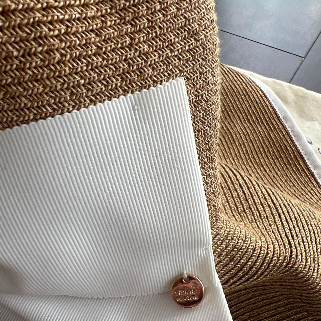 アシーナニューヨーク⭐︎Athena New York 白リボン麦わら帽子