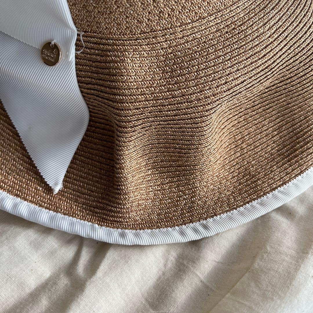 アシーナニューヨーク⭐︎Athena New York 白リボン麦わら帽子