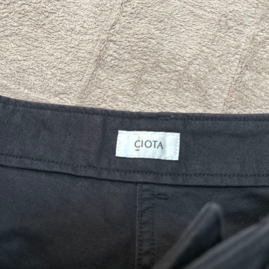 CIOTA ファティーグパンツ ベイカーパンツ 黒 シオタ EG orslow