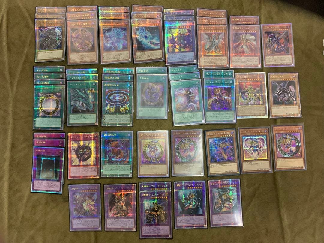 遊戯王引退　青眼、ブラックマジシャン、三幻神ホルスデッキ　クオシク、プリシク