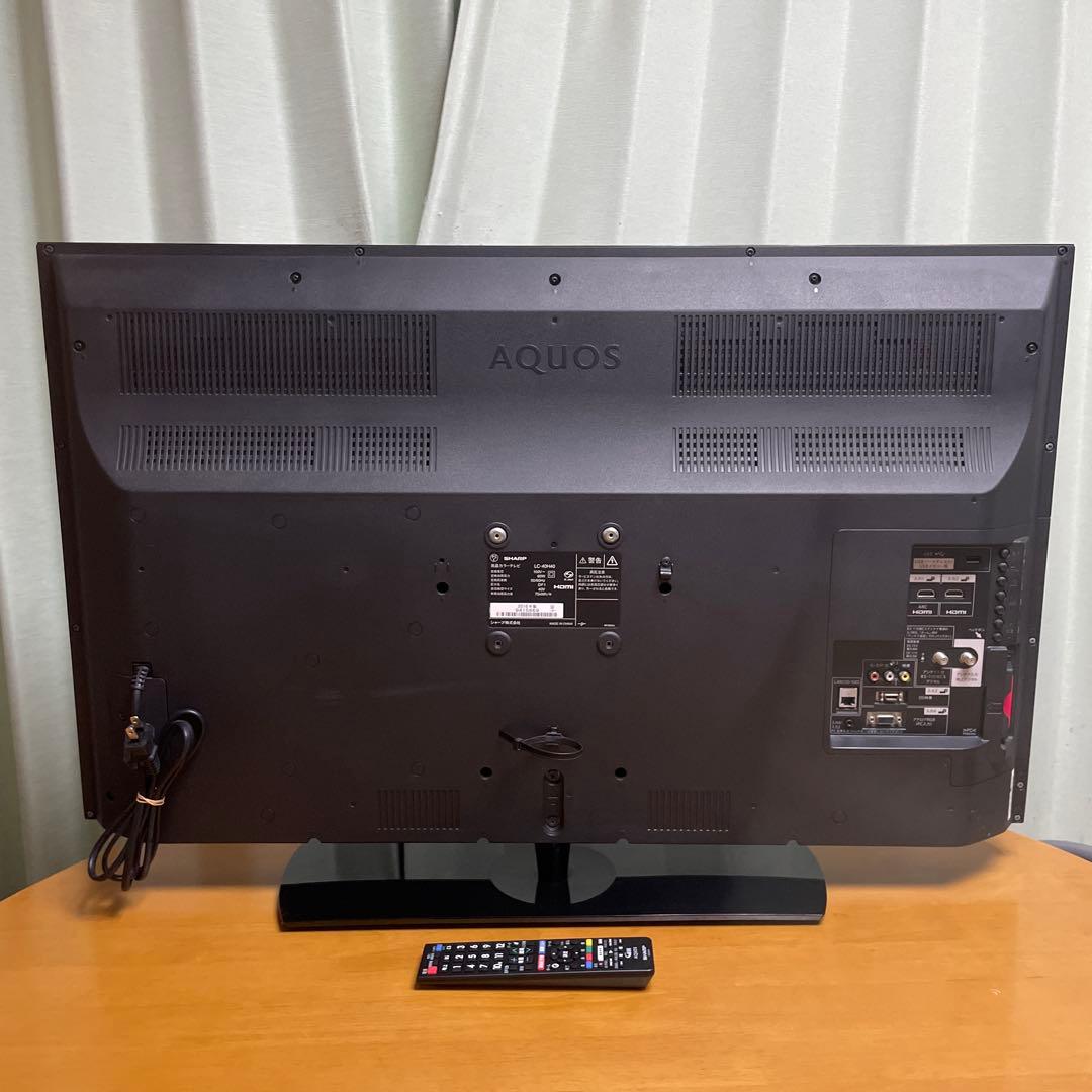 SHARP2016年製40型アクオス液晶テレビ 稼働2年 超美品 送料無料