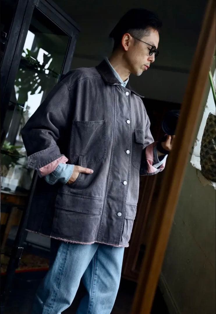 【サイズ2】YOKE COTTON CUTOFF COVERALL