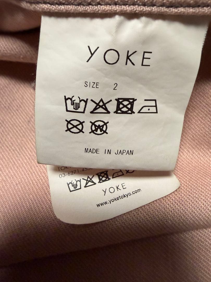 【サイズ2】YOKE COTTON CUTOFF COVERALL