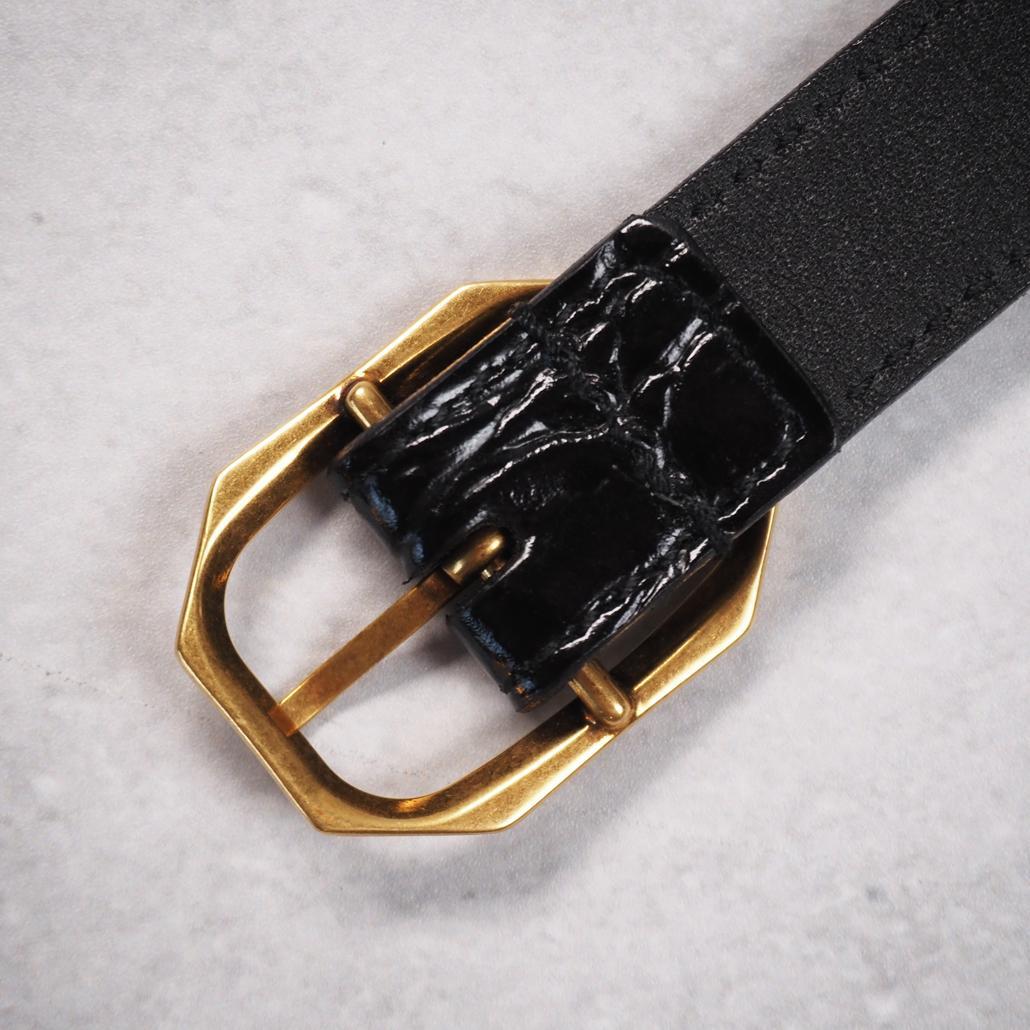 Saint Laurent Paris 21AW 22SS クロコ 型押しベルト