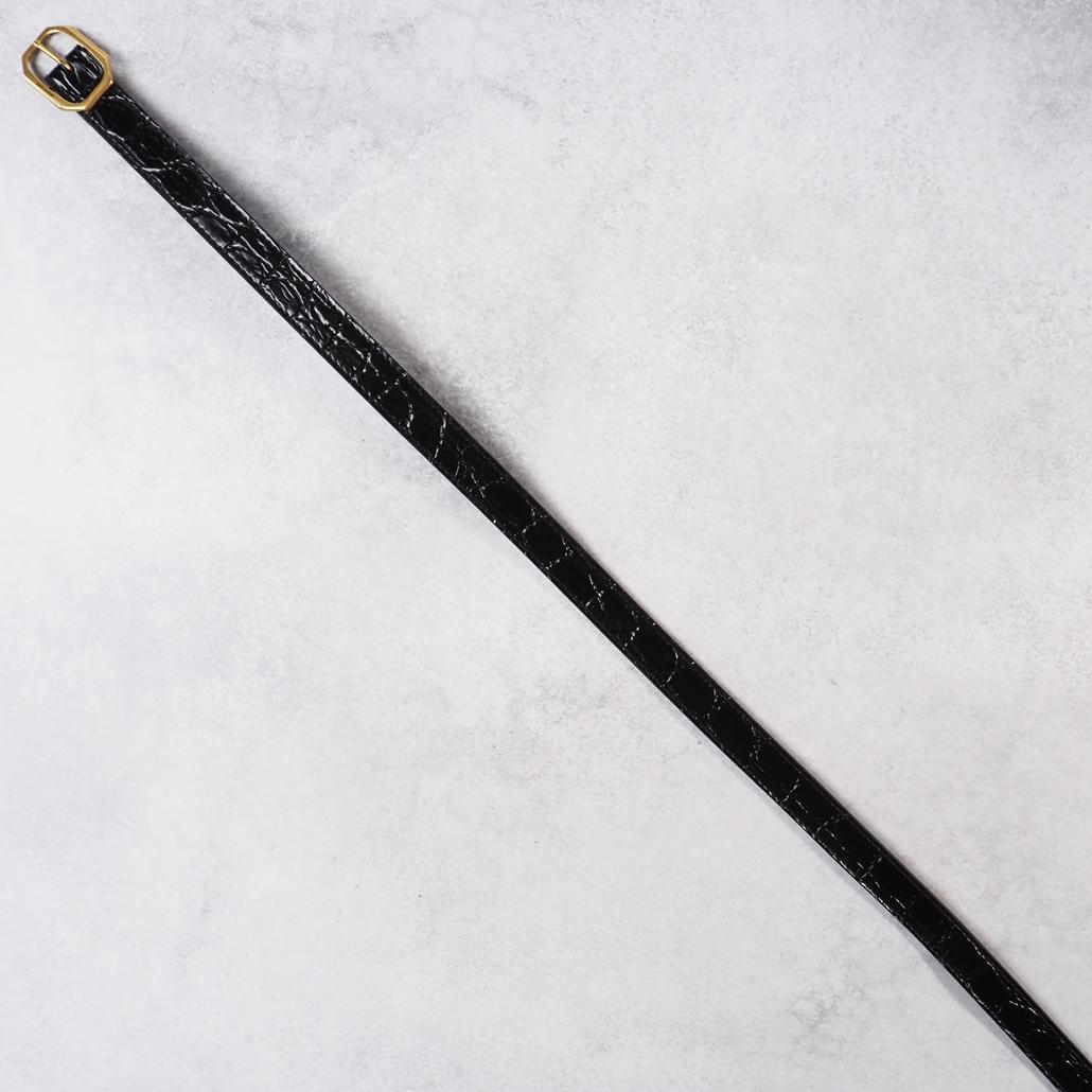 Saint Laurent Paris 21AW 22SS クロコ 型押しベルト
