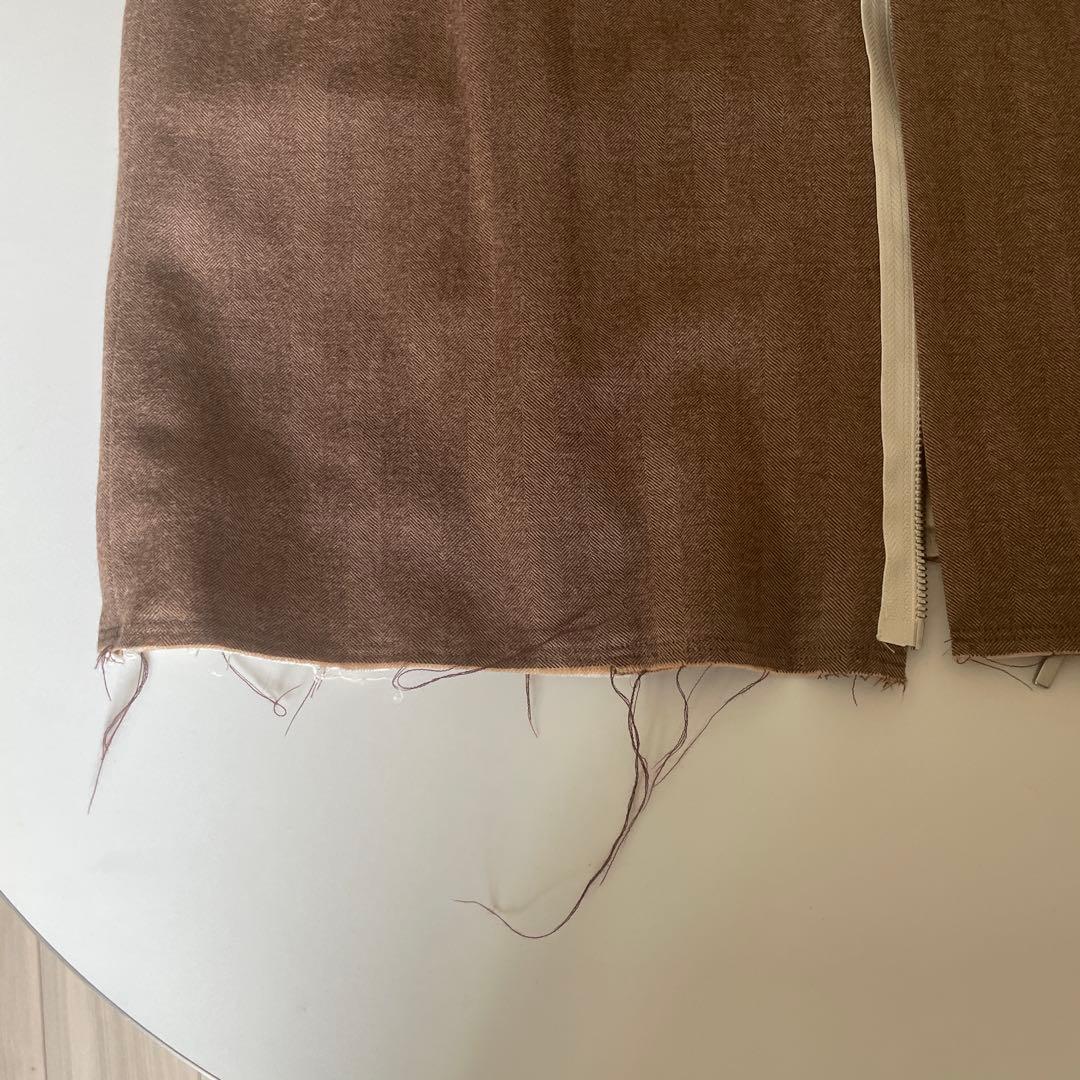 seya ブラウンノースリーブベスト