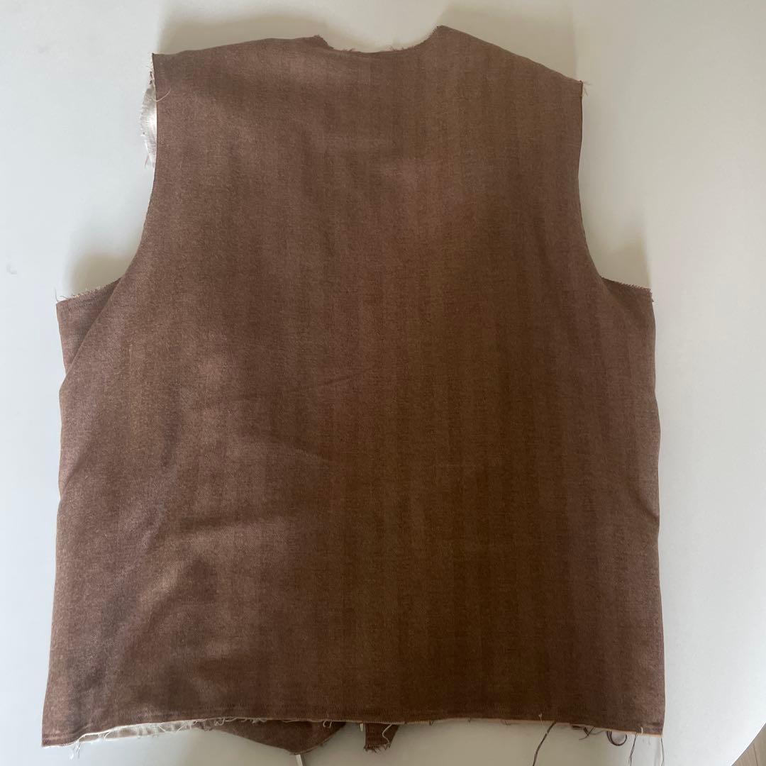 seya ブラウンノースリーブベスト