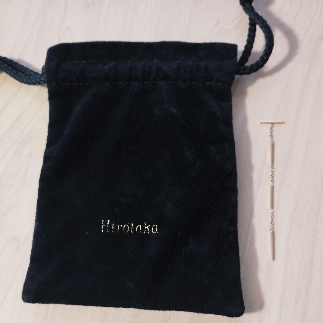 hirotakaヒロタカ トグルチェーン ピアス 片耳