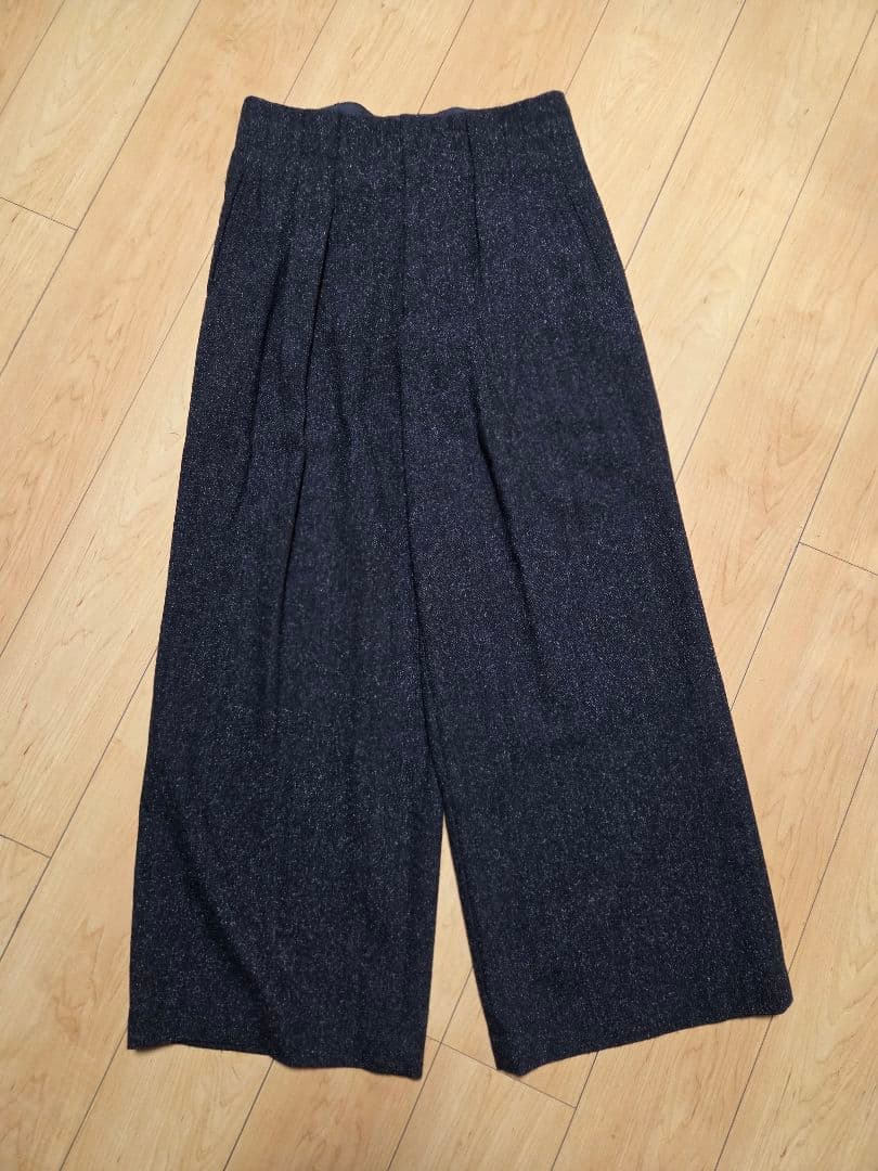 LIDNM SILK NEP WOOL PANTS Mサイズ