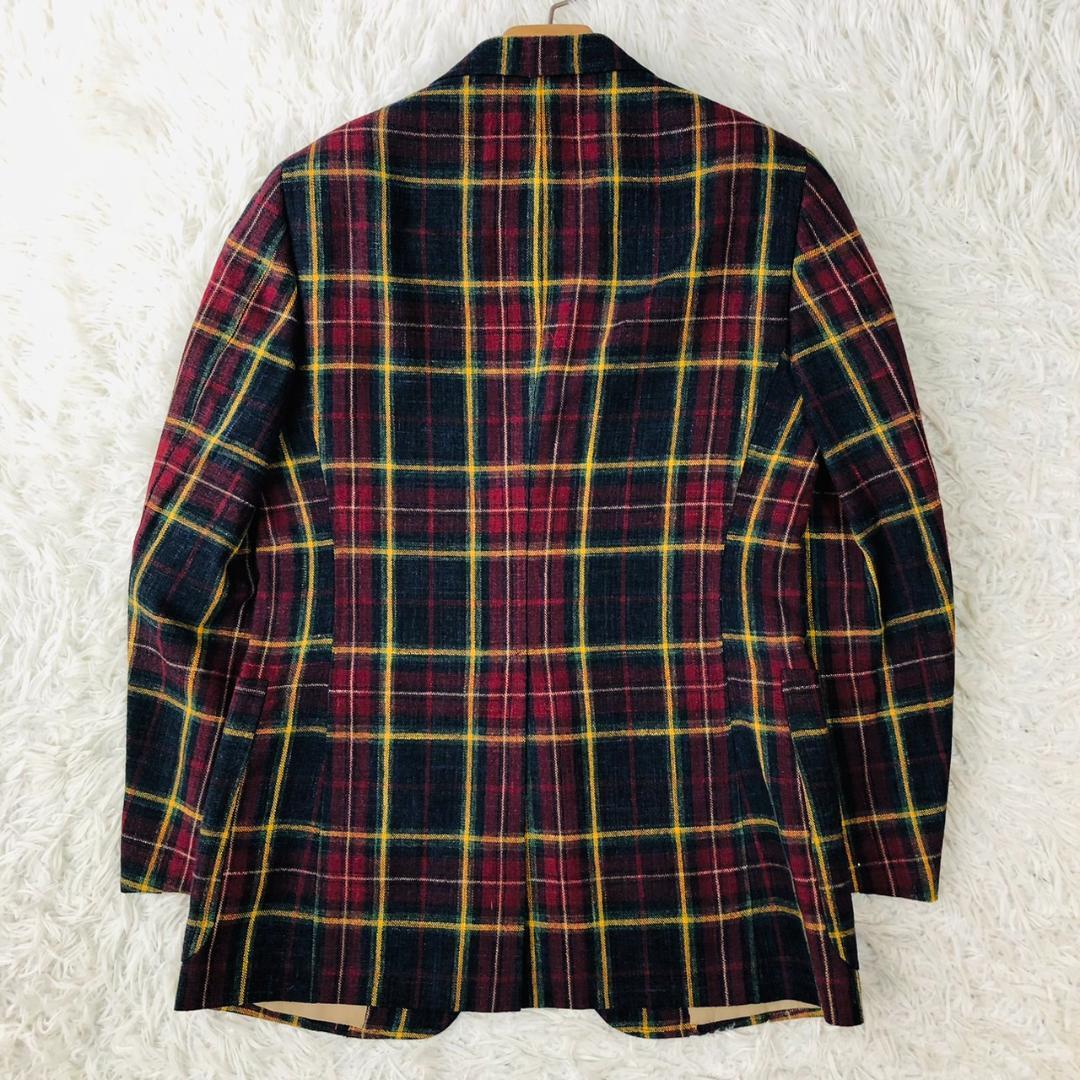 【大人気】ポロバイラルフローレン★チェック柄 テーラードジャケット M相当