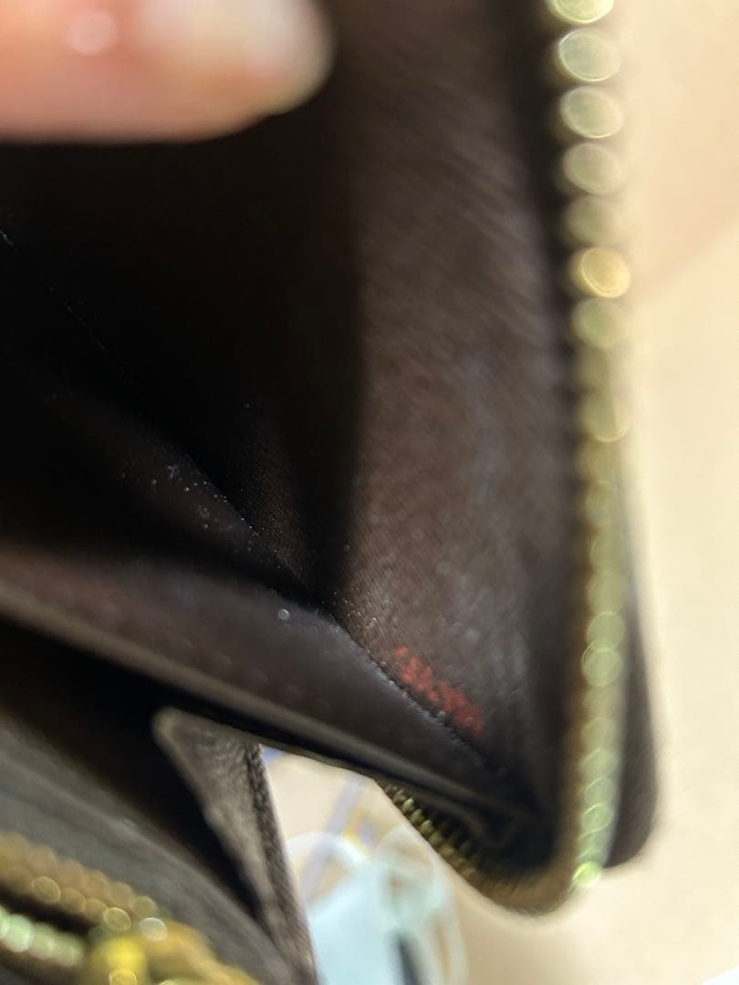 ルイヴィトン　ダミエ　レザー長財布