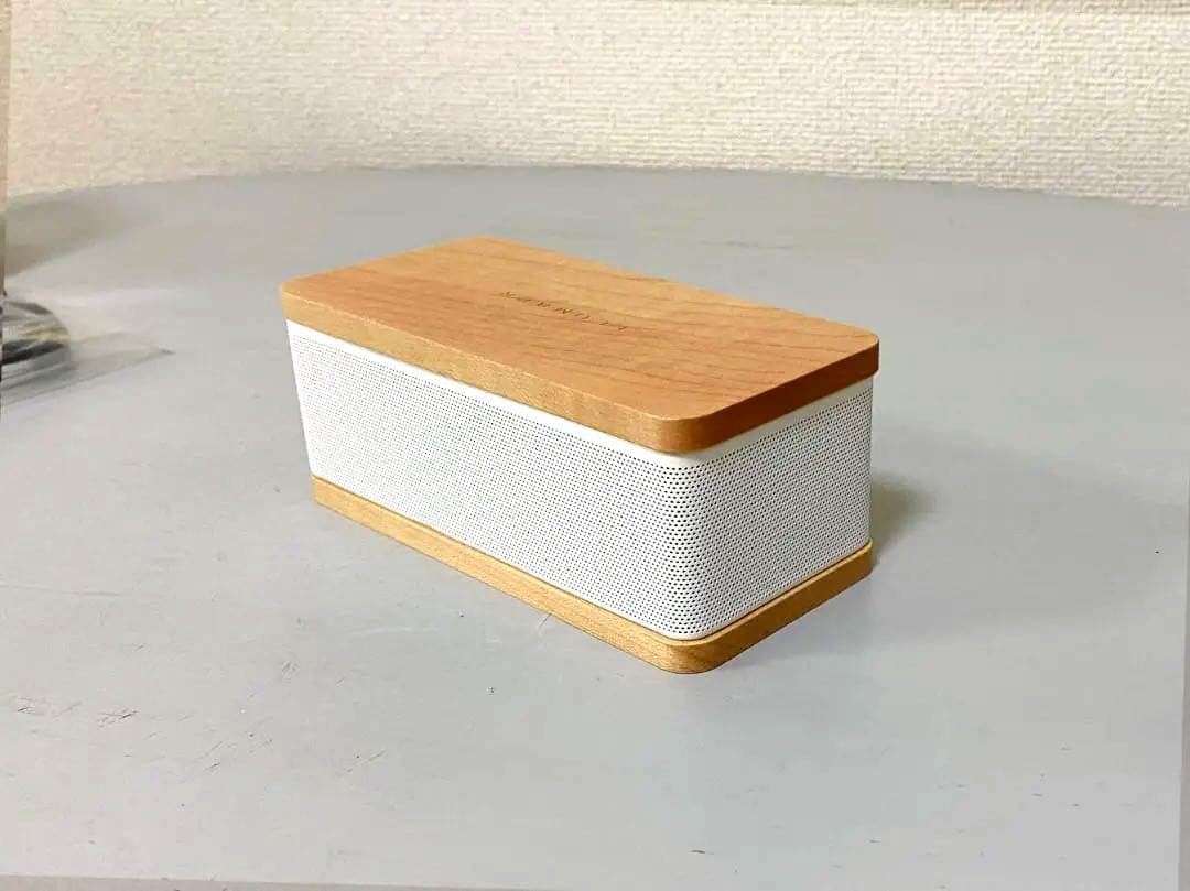 木製 モバイル・スピーカー Bluetooth Hacoa 白 北欧雑貨